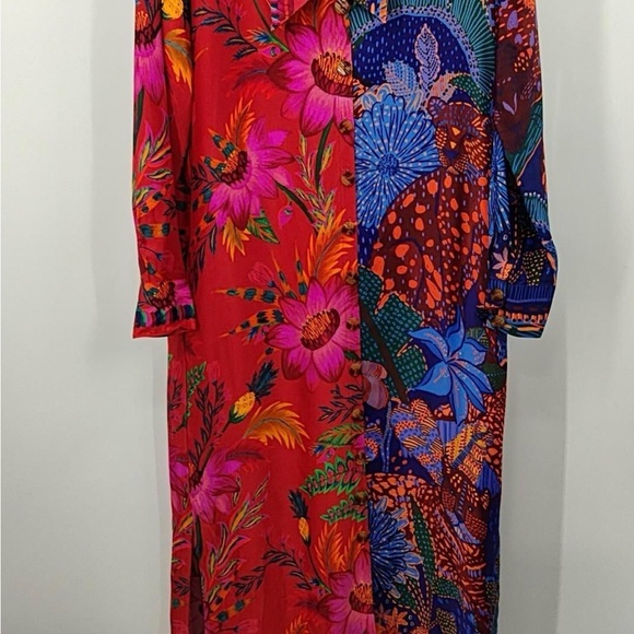 FARM Rio Vibrant Maxi Dress - Red, Blue, Orange - Picture 6 of 7